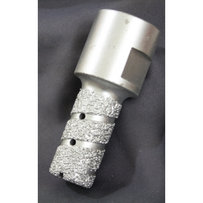 Fraise diamant à sec pour meuleuse M14 - D. 8 mm LU 45 mm