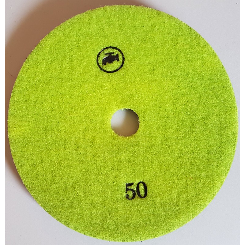 Elixir - Lot de 5 disques de polissage en feutre de laine 125 mm
